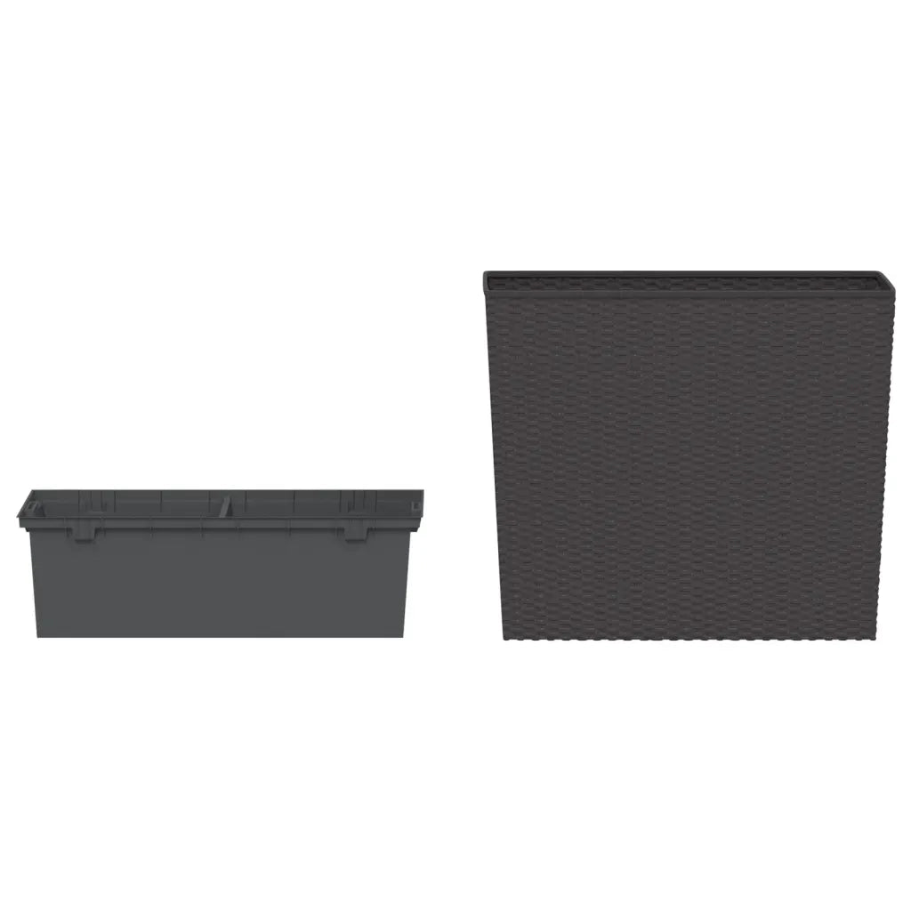 Fioriera con Interno Rimovibile Marrone 12 / 44 L PP Rattan 364688
