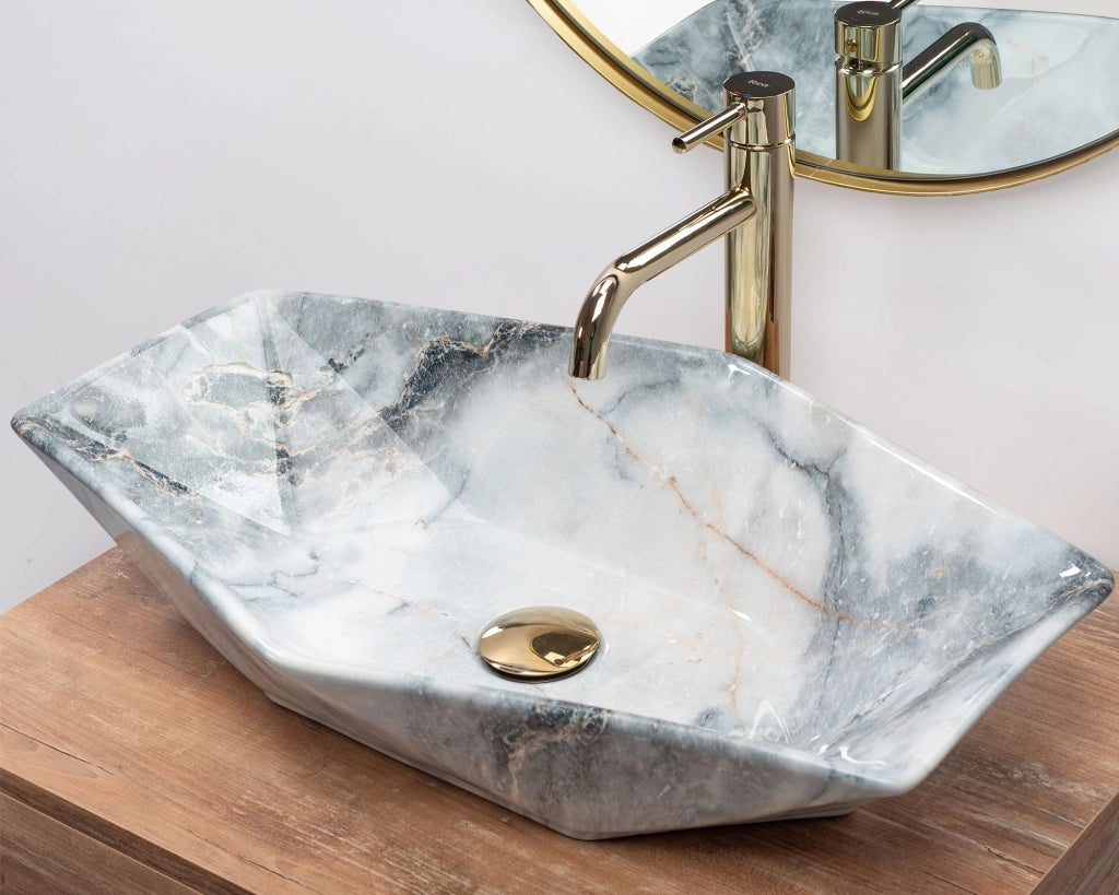 Lavabo Da Appoggio Rea Vegas Granit