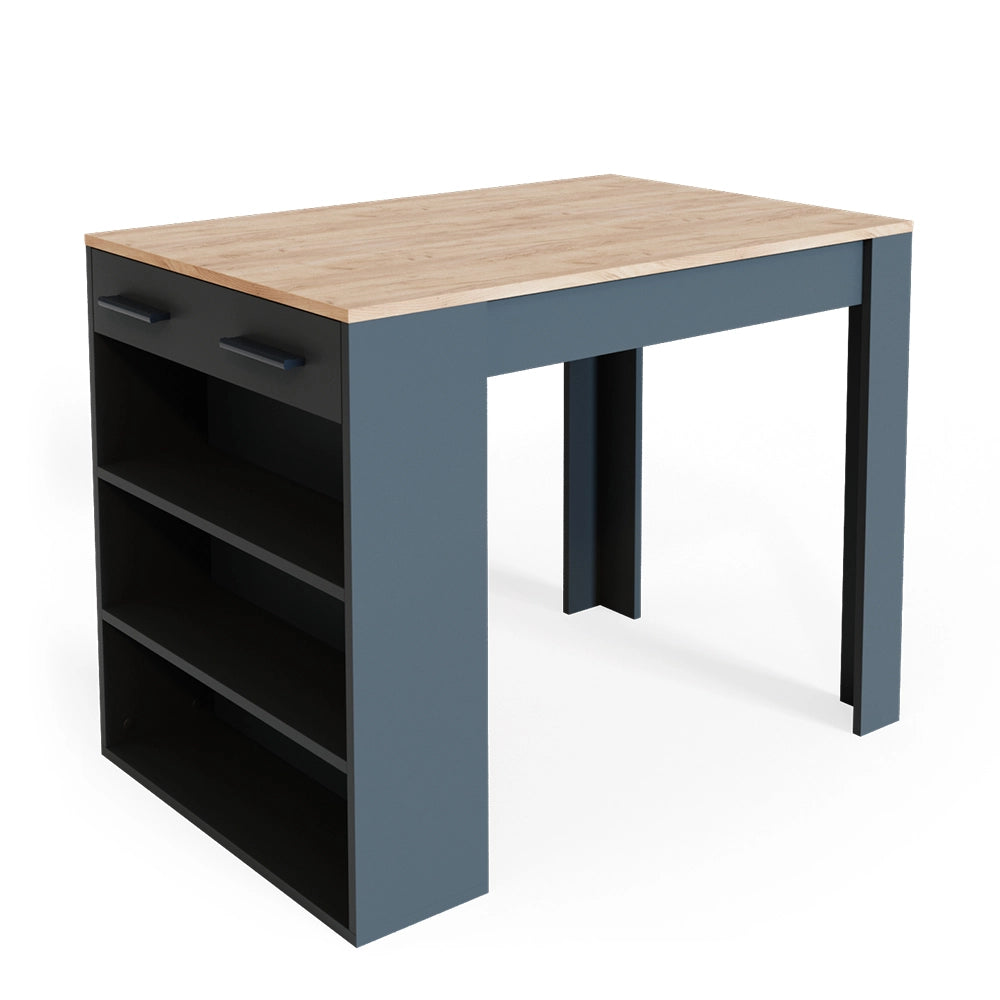 Vicco Tavolo da pranzo Antracite/quercia dorata 67 x 100 cm