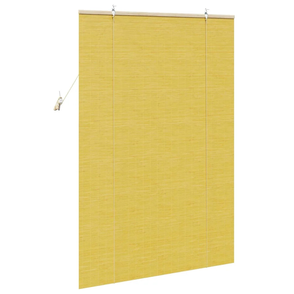 vidaXL Tende e Tapparelle per Finestre con tende Giallo Bambù