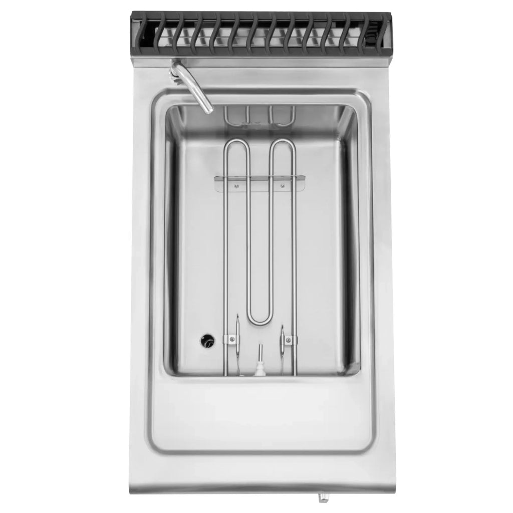 Bagnomaria 3000W GN 1/2 GN 1/3 rubinetto base mobile (40 x 73 cm) acciaio inox 14_0008295