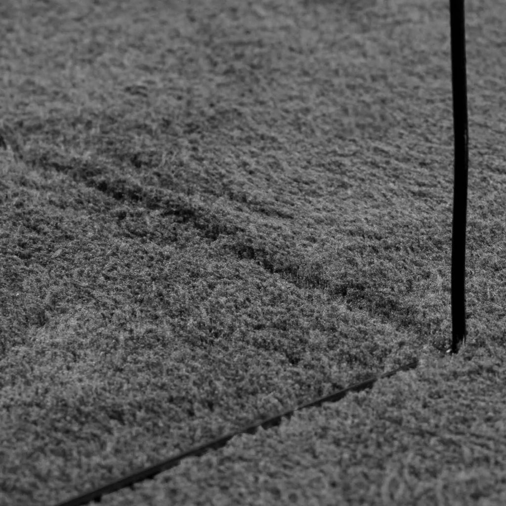 Tappeti per area HUARTE Antracite 1000 x 80 cm Poliestere
