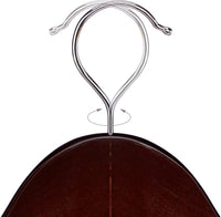 Set di 30 grucce con tacche in legno marrone 13_0002499