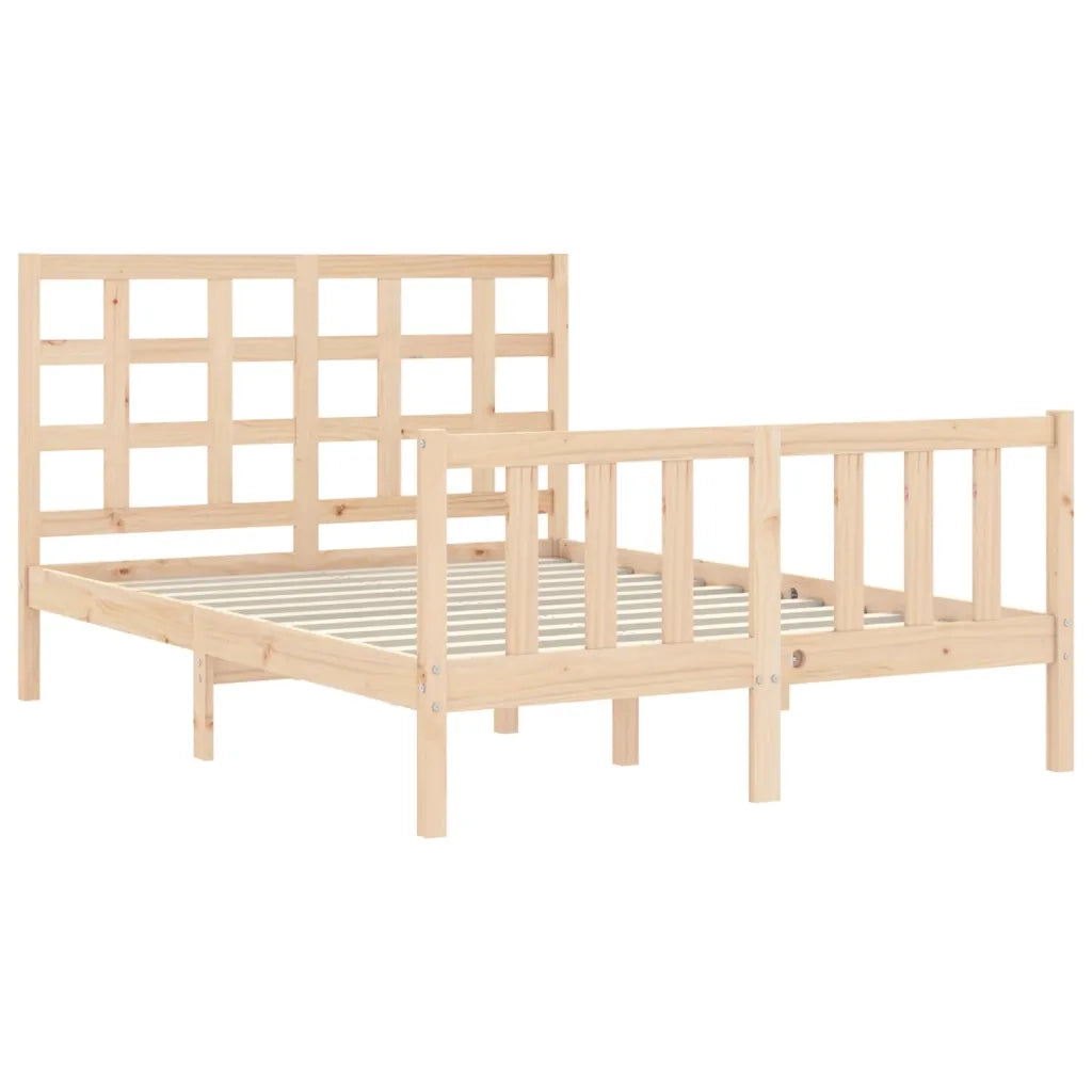 Giroletto senza Materasso-Struttura Letto 120x200 cm in Legno Massello di Pino 258457