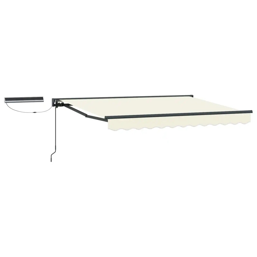 Tettuccio Elettrico Retrattile Crema e Antracite 3 x 2 m 3421941