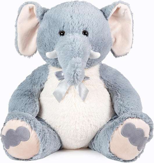 Elefante Peluche Grande Gigante Maxi 100 Cm seduto Giocattolo Per Bambini Peluche Gigante per Bambini e Adulti