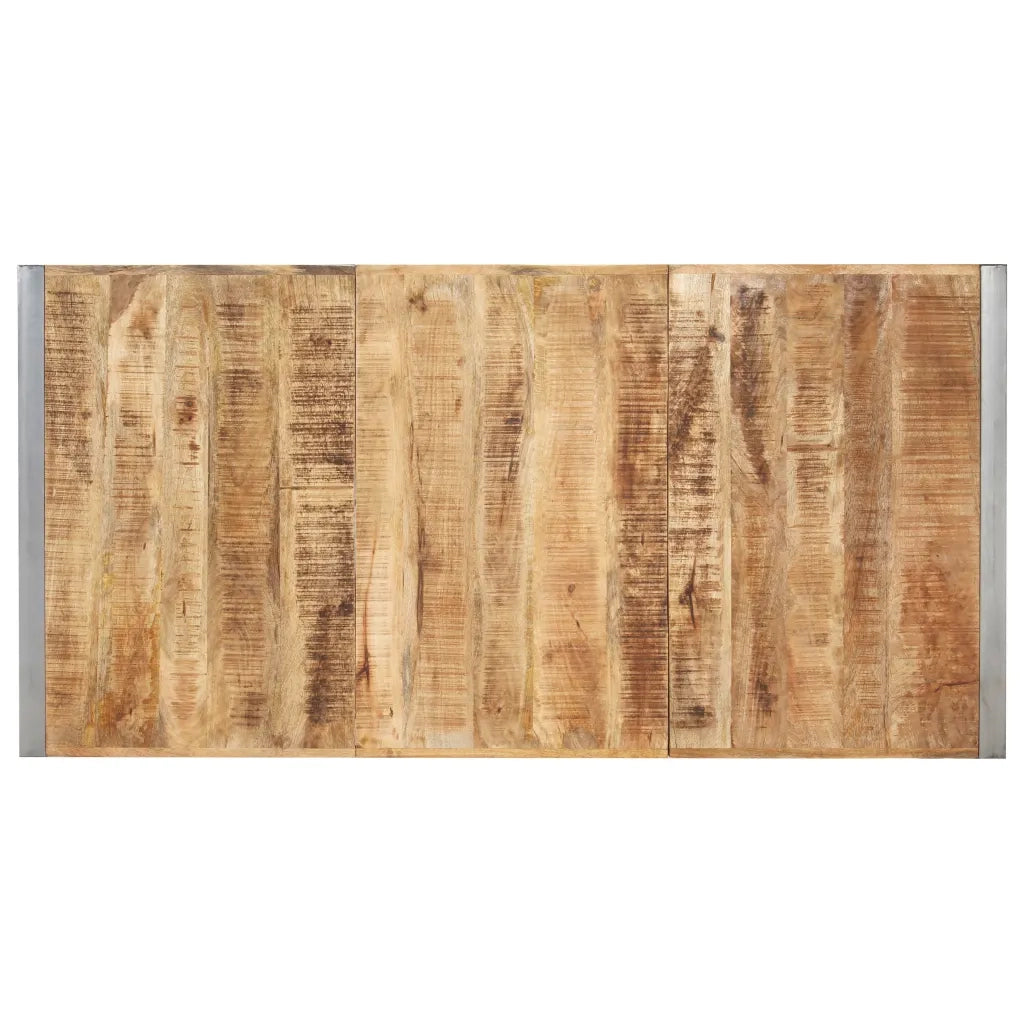 Tavolo da Pranzo 180x90x75 cm in Legno Massello di Mango Grezzo 321564