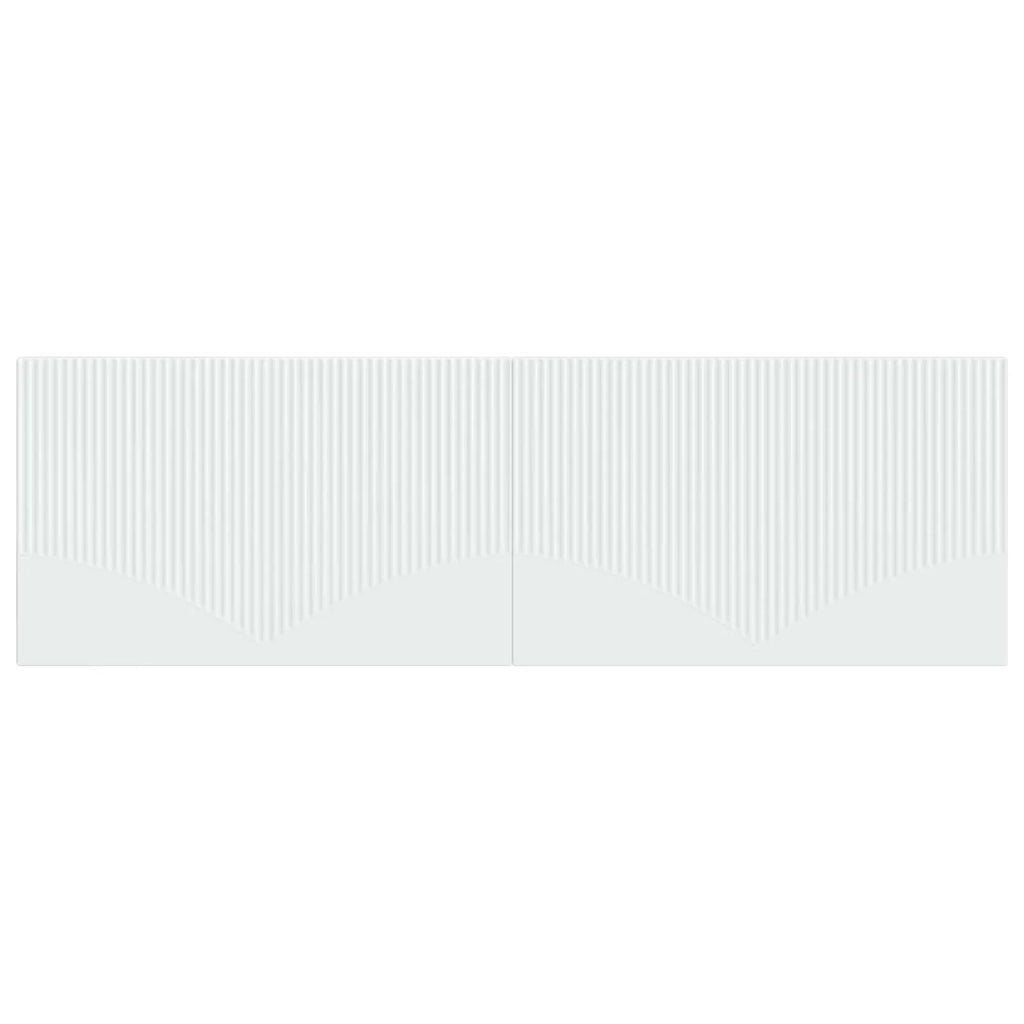 Testiera da Muro HOORN Bianco Legno ingegnerizzato 897385