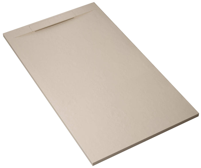 Piatto Doccia in Pietra 80x170 cm Bonussi Ardesia Calcutta Crema