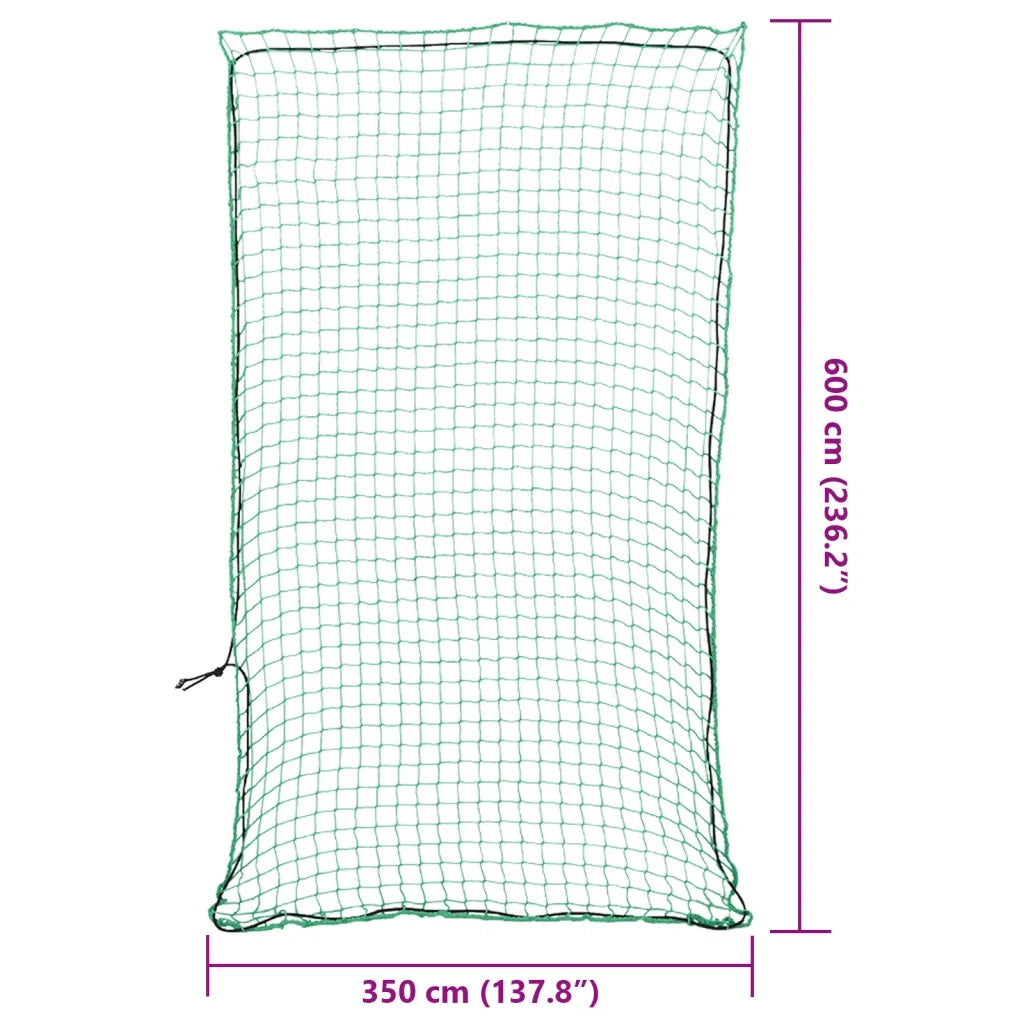 Rete per Rimorchio con Corda Elastica Verde 6x3,5 m in PP CFW7627490