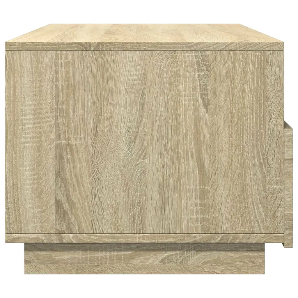 Tavolino da Salotto-Tavolino da soggiorno Gambe in Metallo Rovere Sonoma 90x49x40 cm