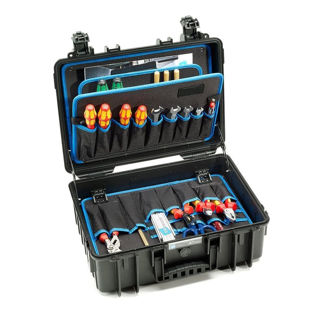 B&W Cases JET 5000 Nero, Blu Polipropilene (PP)