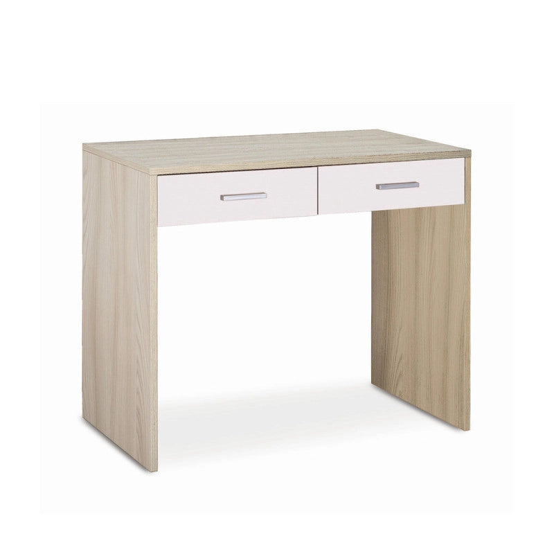 Scrivania 2 Cassetti L90 In Kit Olmo Chiaro cm 91x55x76h - Sarmog