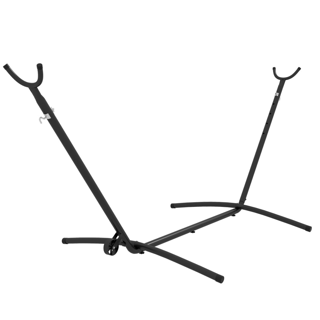 Supporto per amaca ¨C zephmum ¨C Nero metallo 290x120x115 cm