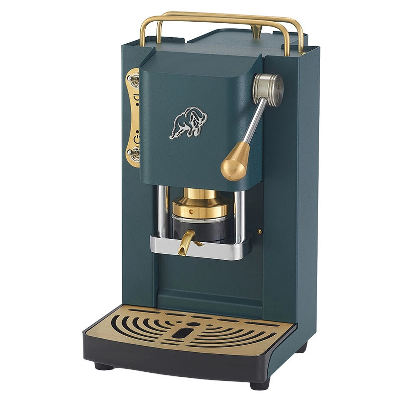 FABER PRO 3.0 ESSENTIAL BRITISH GREEN BRASS - MACCHINA CAFFÃ A CIALDE