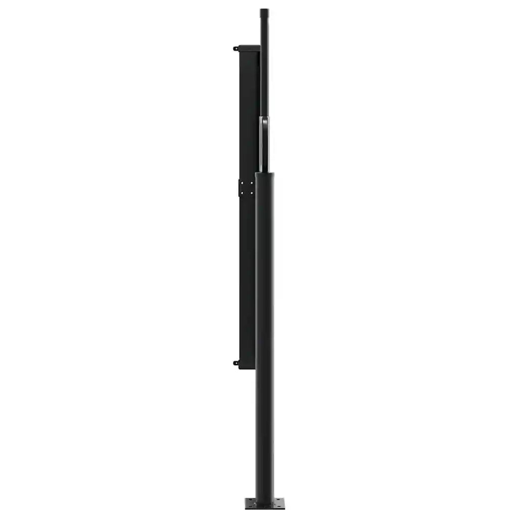 Tenda da Sole Laterale Retrattile Verde Scuro 140x500 cm