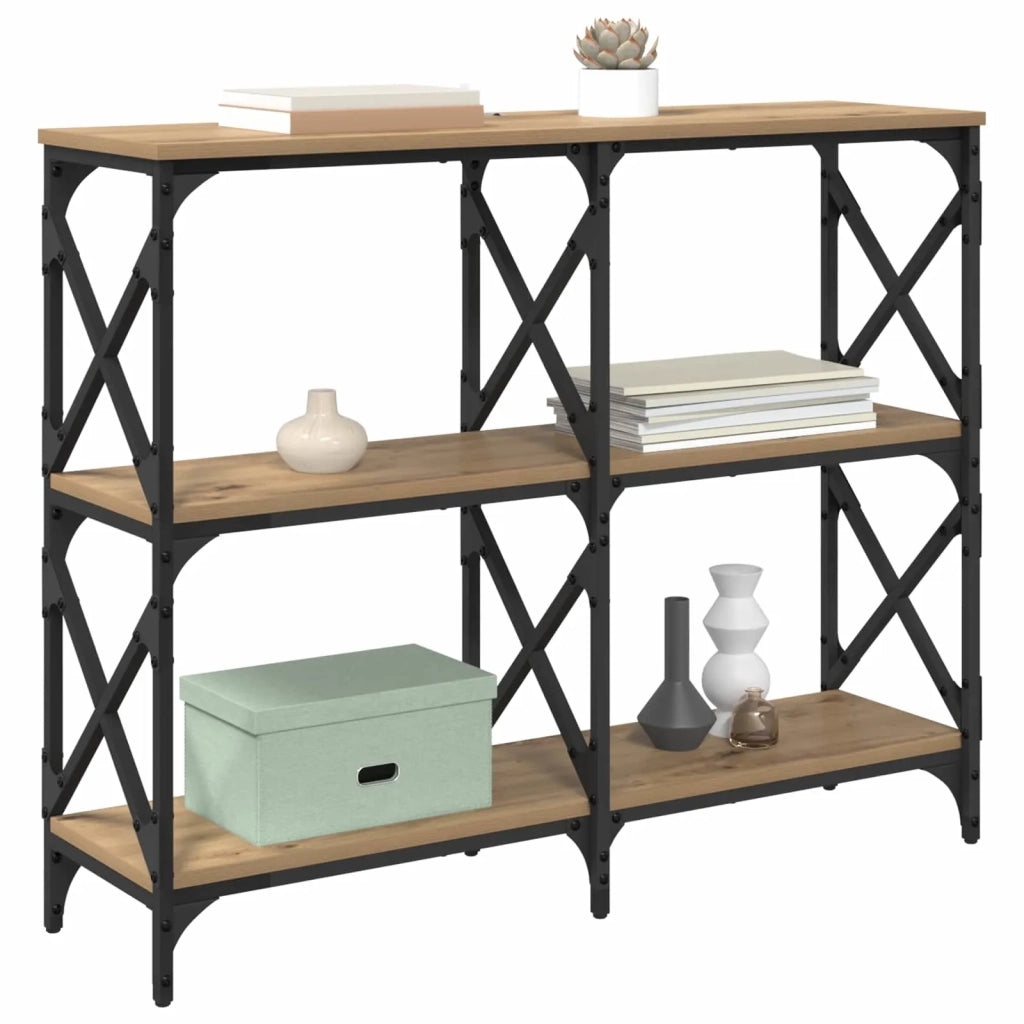 Tavolo consolle Rovere artigianale 100 x 28 x 80,5 cm