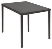 Tavolo da Giardino 140x140 cm in Acciaio RD Italia Dorio Antracite