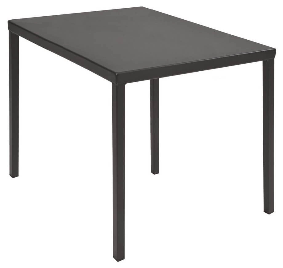 Tavolo da Giardino 140x140 cm in Acciaio RD Italia Dorio Antracite