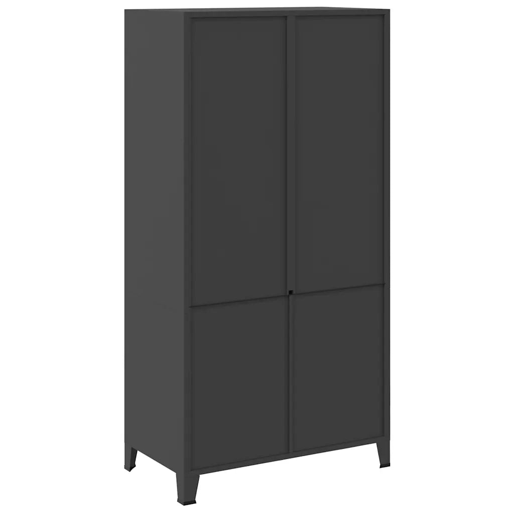 Armadio Industriale Nero 90x50x180 cm in Metallo CFW8963469