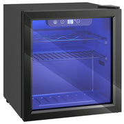 Cantinetta Vino Refrigerata 12 Bottiglie 36L Temperatura Regolabile 4-16°C con Vetro Anti UV Nero