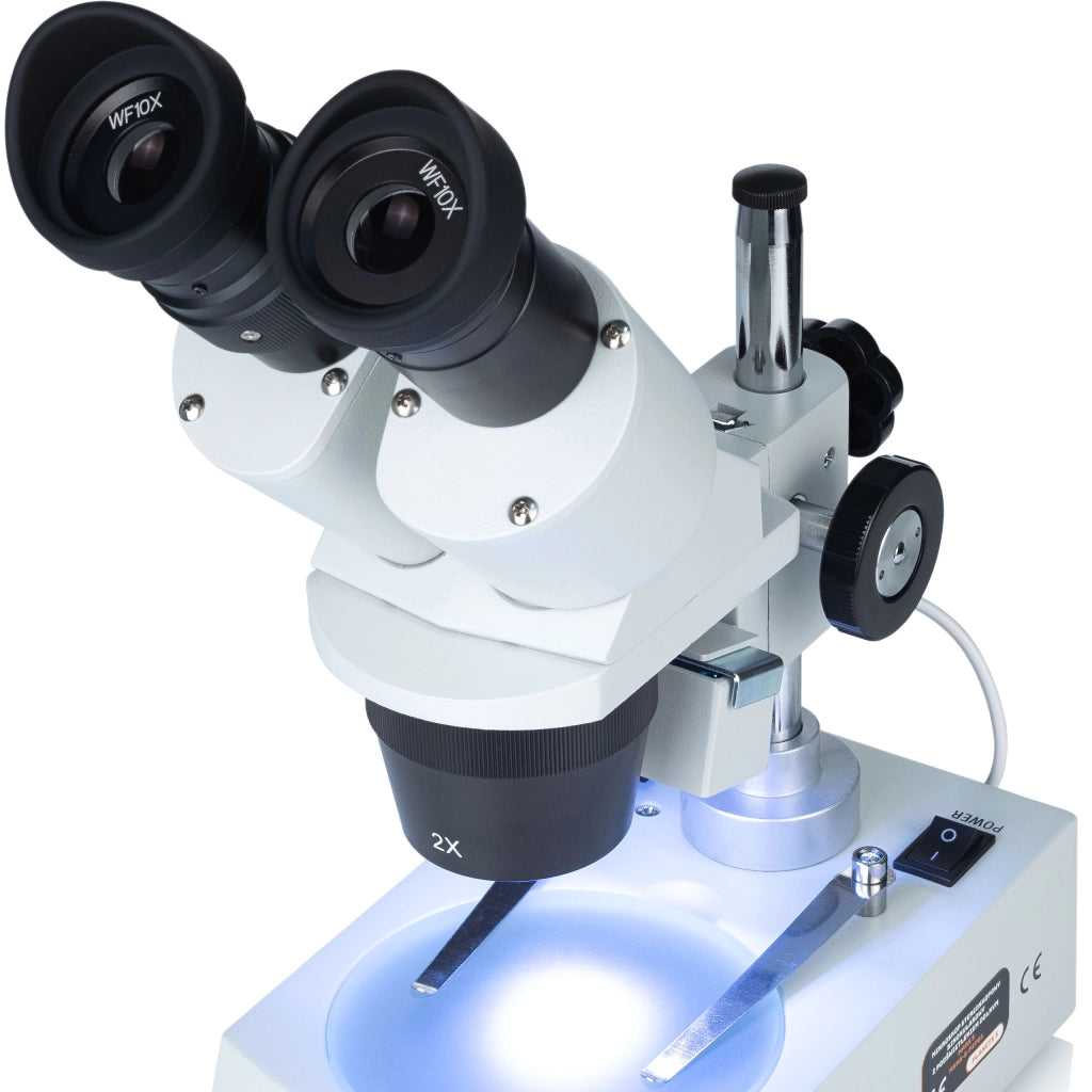 Mikroscopio Stereoscopico Binoculare Mars S MSMS-B-PZPD1 – Testa Rotante 360° | Zoom 10/20x Espandibile a 5/120x