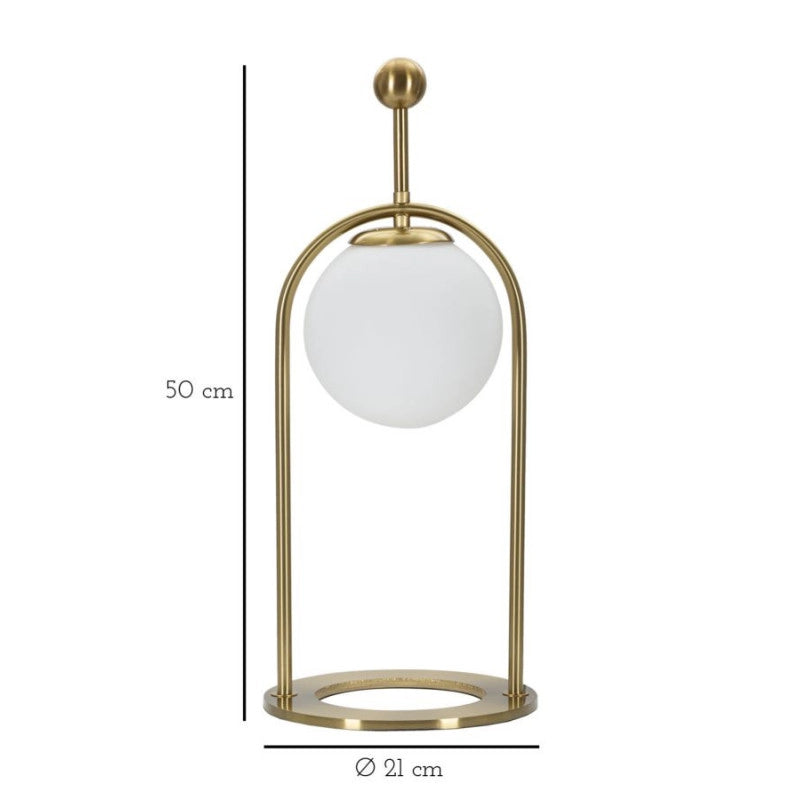 Lampadelle A Da Tavolo Glamy Arc -b- cm ø 21x50
