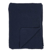 Plaid Santos, Blu, Cotone Reciclato, 130x170x0 cm