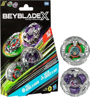Beyblade X,Yell Kong 3-60GB,Helm Knight 5-80T,pack due beyblade,Hasbro,Eta 8+