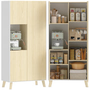 Armadio da Cucina ¨C zephmum ¨C Legno Naturale 170 cm