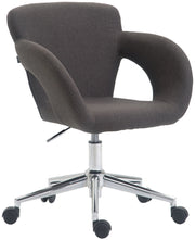 Sedia da ufficio Edison tessuto grigio scuro