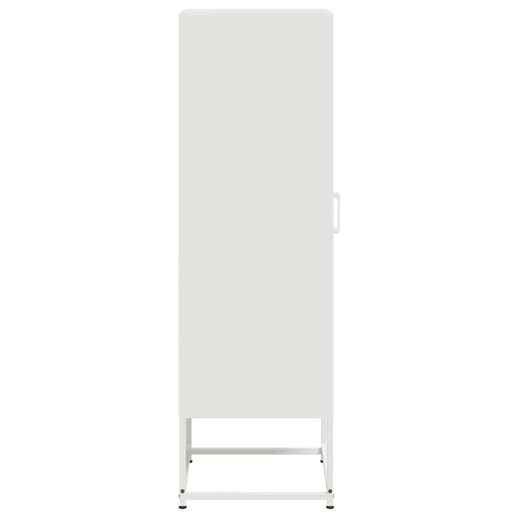 Credenza Bianca 36x39x123 cm in Acciaio