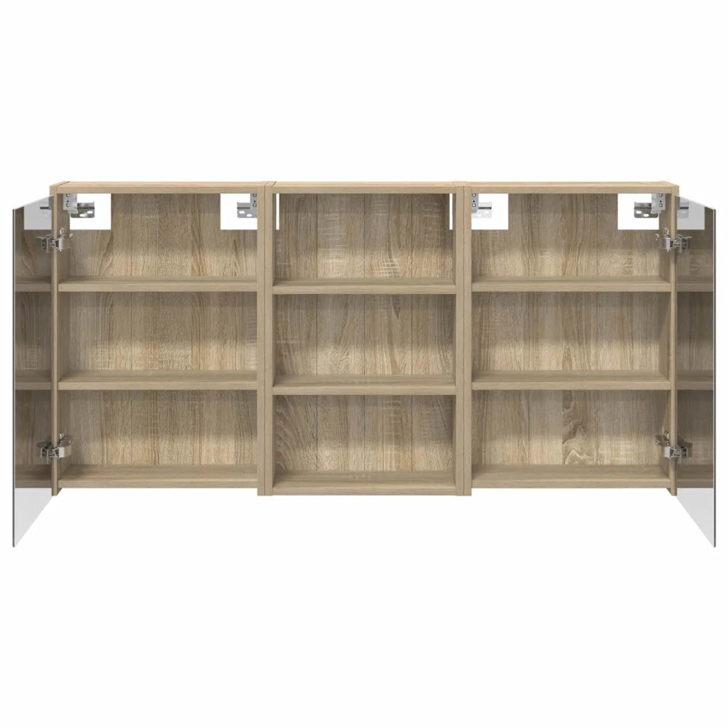 Set di Armadi da Bagno con lo scaffale 3 pcs 126 x 16 x 62.5 cm 3403826