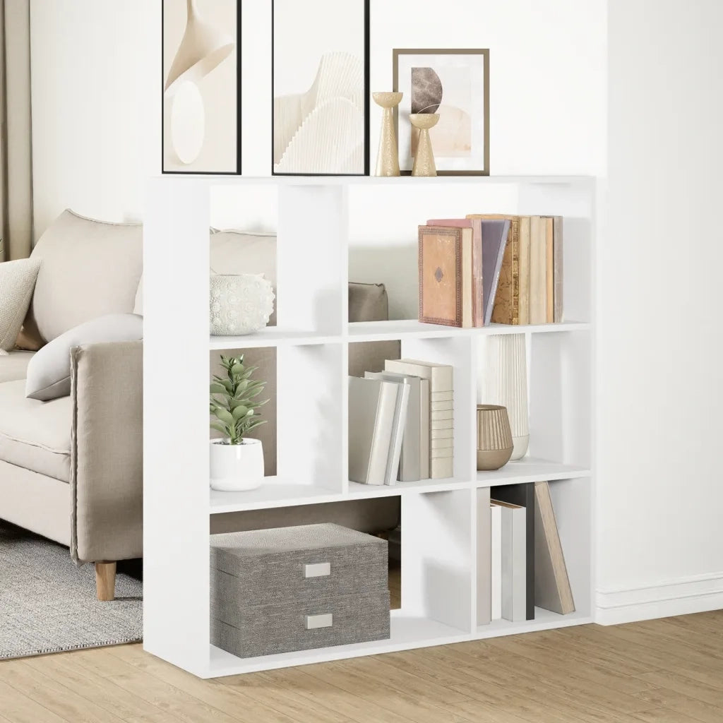 Libreria Divisorio Bianca 102x29x103,5 cm in Truciolato 858048