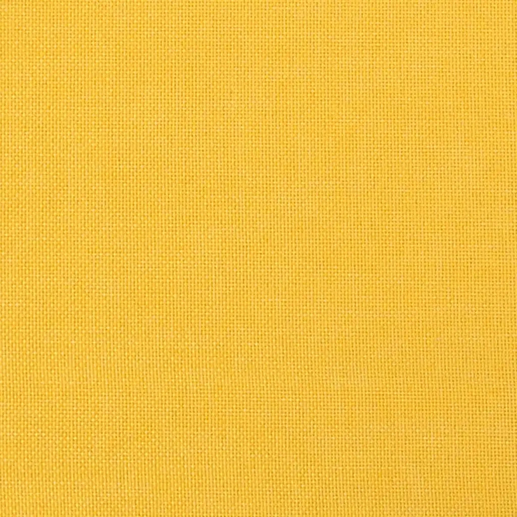 Panca-Sgabello-Divanetto Giallo Chiaro 70x35x41 cm in Tessuto 641704
