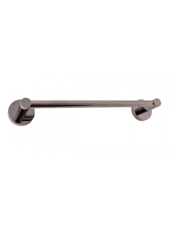 Portasciugamani a parete COLORADO in metallo lucido ottone grigio 34,3x7,2cm