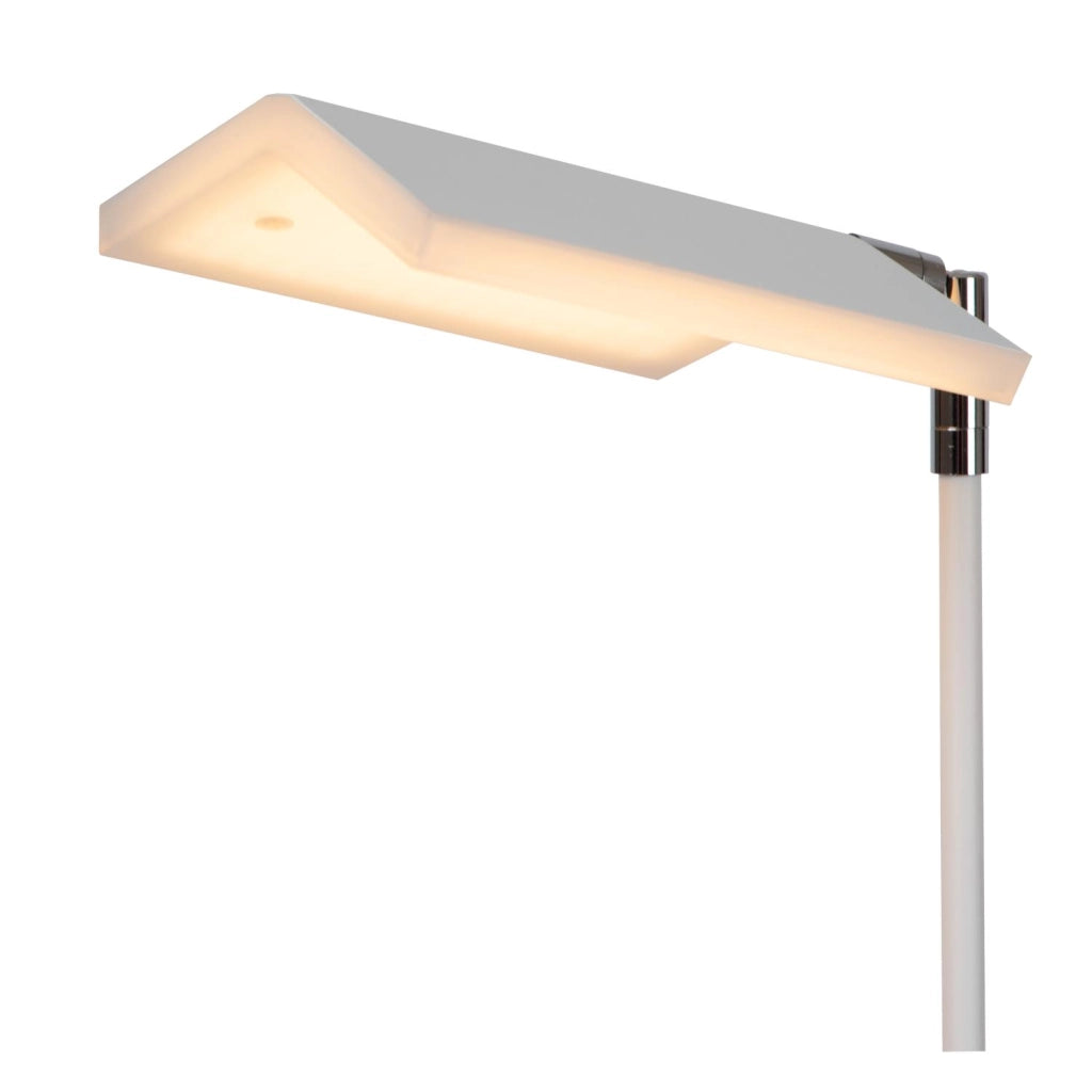 Lampada da terra LED AARON bianca 10W Lucide