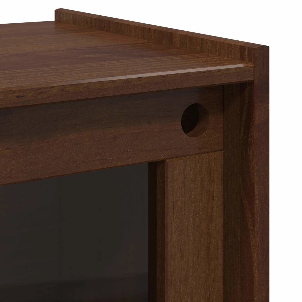Credenza BILBAO Caramello scuro 104 x 40 x 120 cm 42041330