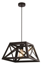 Lampada a sospensione Candellux Origami nera Ø32 E27 40W