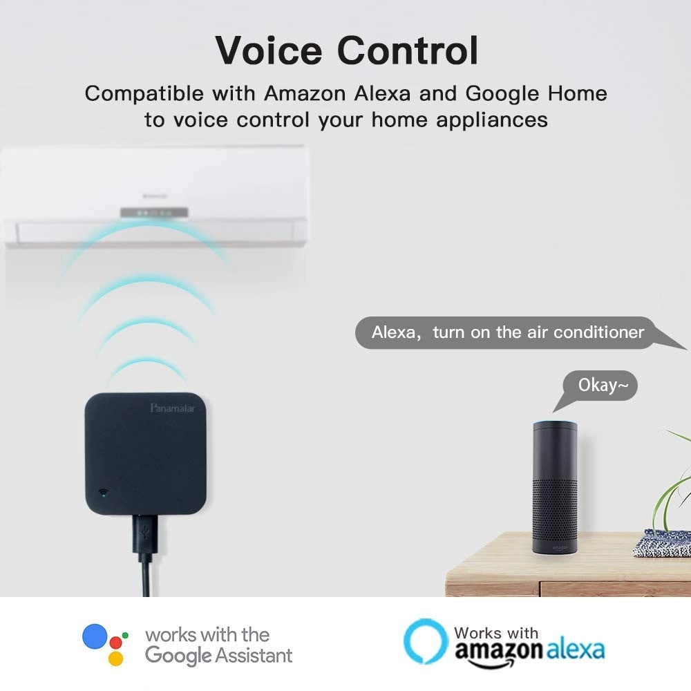 Trade Shop - Mini Smart Remote Dispositivo Ir Collegamento Wi-fi Controllo Condizionatore Air -