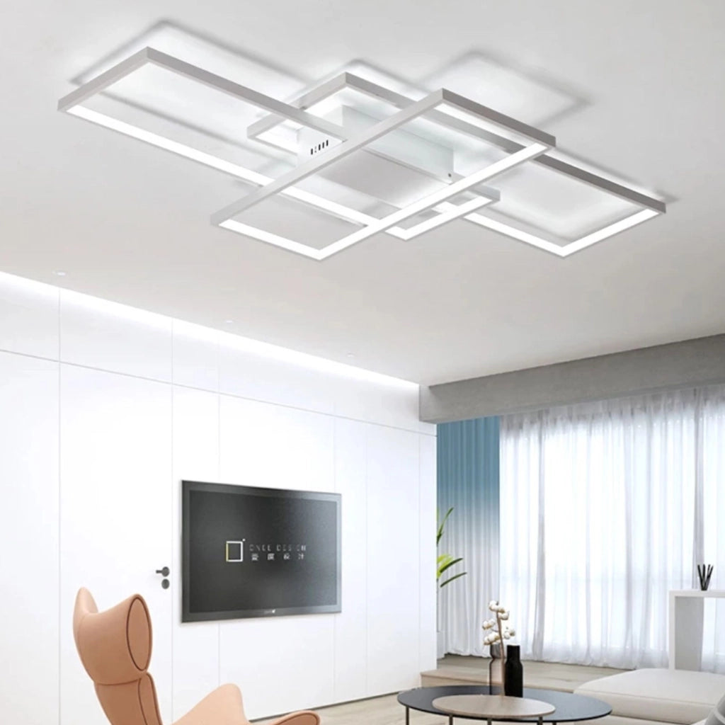 Plafoniera Moderna A Led + Telecomando App660 Bianco