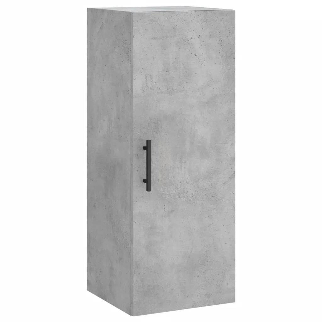Credenza Grigio Cemento 34,5x34x180 cm in Legno Multistrato 3199133