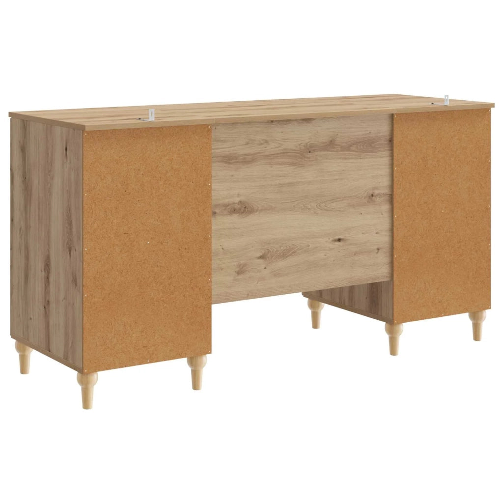 Scrivania con lo scaffale Rovere Artigianale 142,5 x 50 x 75 cm 3414584