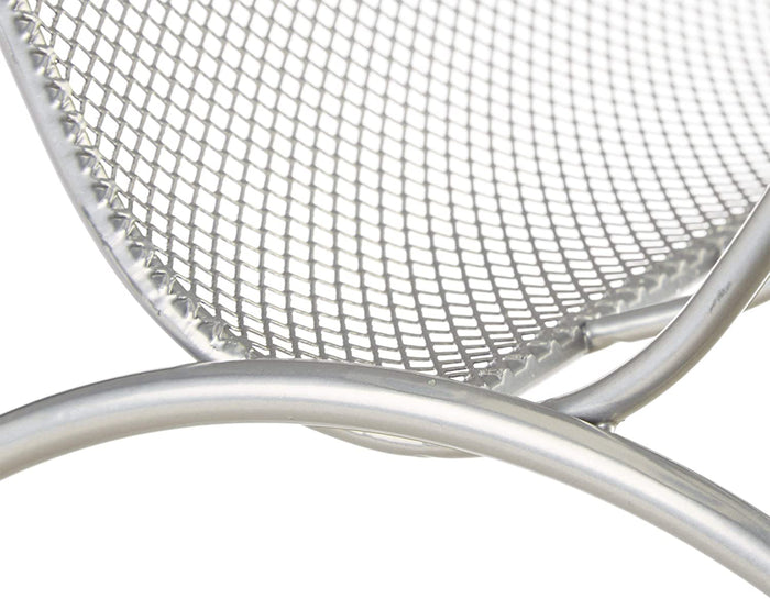 Portariviste in rete metallica Portariviste selezionatore in rete intrecciata grigia 13_0002230