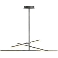 Lampada da Soffitto LED Moderna Ø100x79 cm con Schermo in Acrilico Angolo di Luce Regolabile per Soggiorno Camera o Cucina
