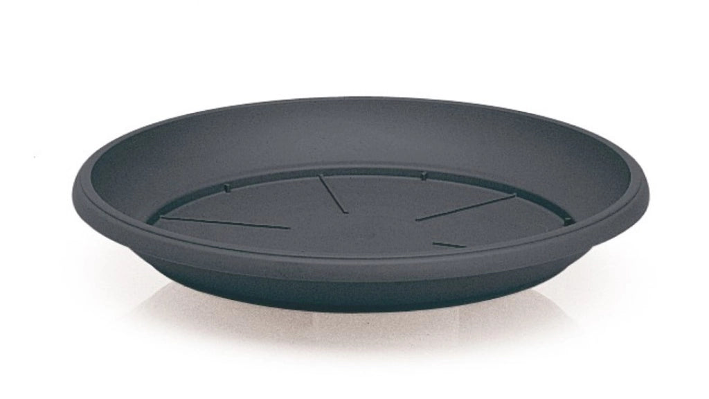 Piatto Sottovaso Similcotto Diametro 65 Cm Antracite - Arca