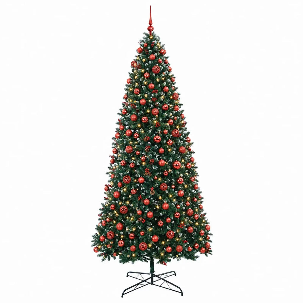 Albero di Natale Artificiale a Cerniera con Palline 500 cm 3461440