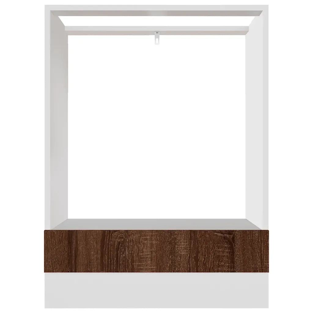 Mobile da Forno Rovere Marrone 60x46x81,5 cm Legno Multistrato cod mxl 62423