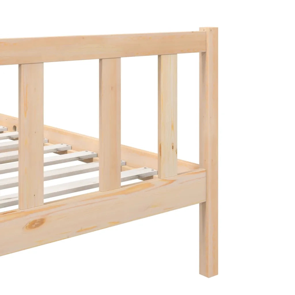 Giroletto-Struttura Letto 90x190 cm Single in Legno Massello 902180