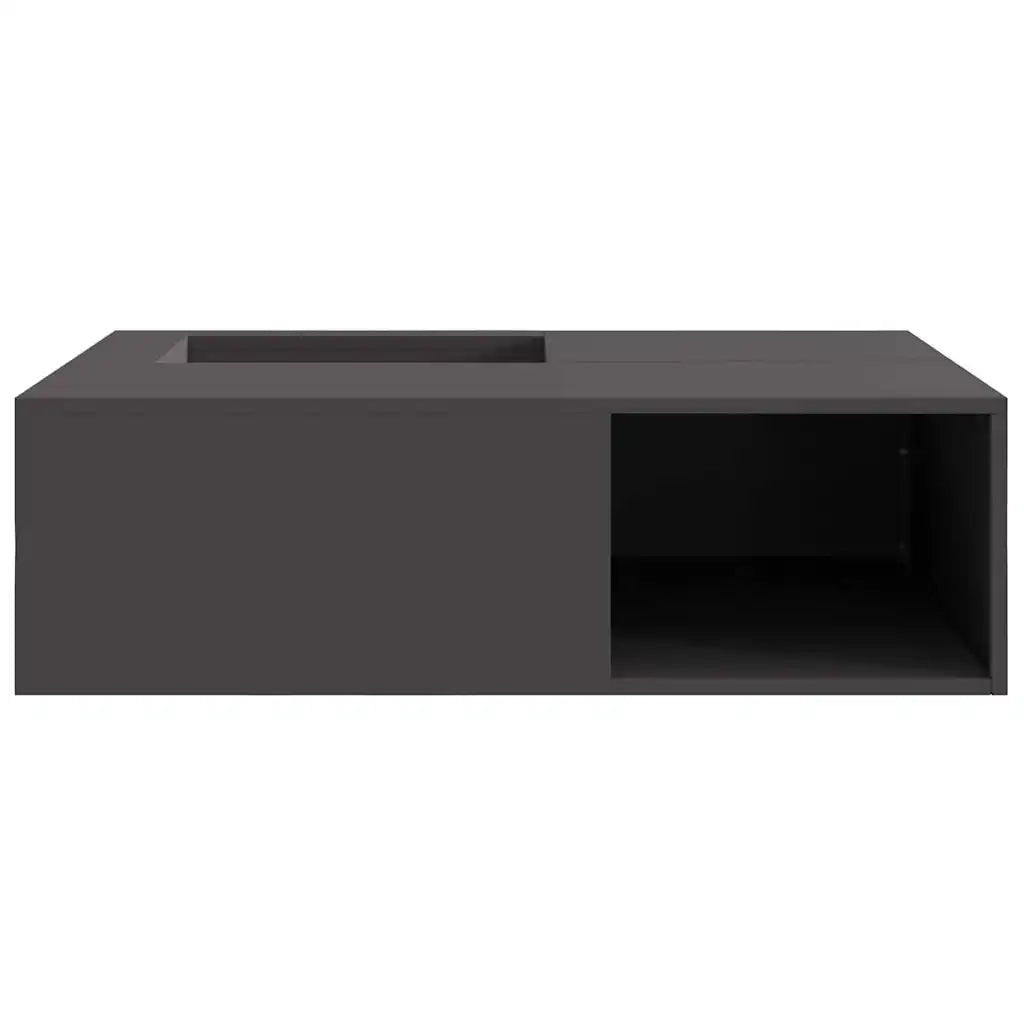 Focolare Nero 100 x 100 x 30 cm Acciaio CFW5935091